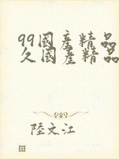 99国产精品久久国产精品封面