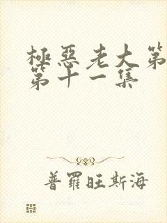 极恶老大第二季第十一集封面