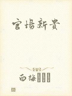 官场新贵封面