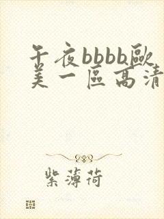 午夜bbbb欧美一区高清