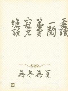 绝宠第一毒妃小说免费阅读