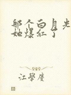 那个白月光替身她爆红了