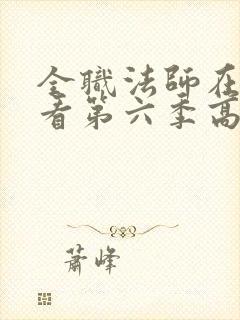 全职法师在线观看第六季高清完整版封面