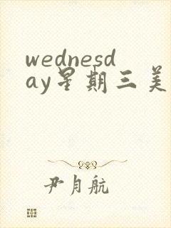 wednesday星期三美剧
