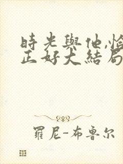 时光与他,恰是正好大结局