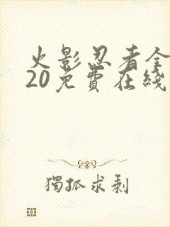 火影忍者全集720免费在线观看