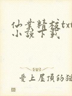 仙业精校txt小说下载