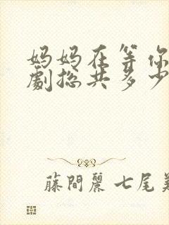 妈妈在等你电视剧总共多少集啊