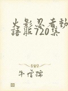 火影忍者动画国语版720集