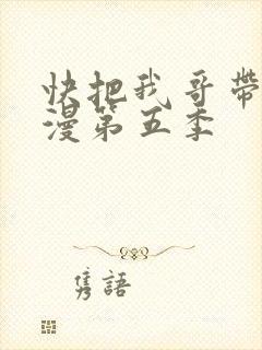 快把我哥带走动漫第五季封面