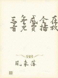 三年成全在线观看免费播放动漫