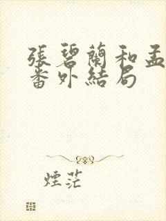 张碧兰和孟文禄番外结局封面