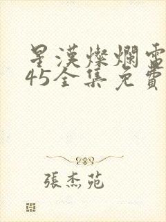 星汉灿烂电视剧45全集免费观看封面