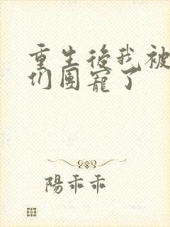 重生后我被大佬们团宠了