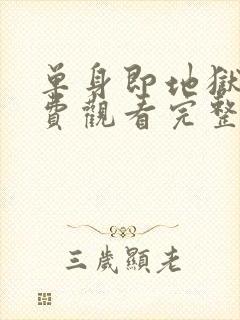 单身即地狱4免费观看完整版