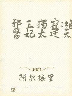 邪王独宠:绝色医妃太逆天的