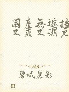 国产无遮挡又黄又爽又湿免费