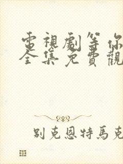 电视剧等你回家全集免费观看高清