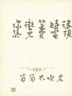 你微笑时很美全集免费电视剧封面