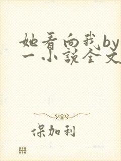 她看向我by徐一小说全文免费阅读