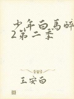 少年白马醉春风2第二季
