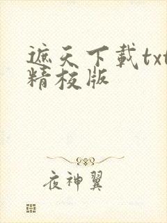 遮天下载txt精校版封面