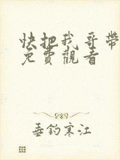 快把我哥带走,免费观看封面