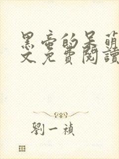 黑帝的呆萌妻全文免费阅读无弹窗封面