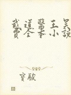 武道医王吴东免费全本小说武道医王