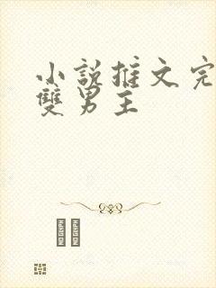 小说推文完结文双男主