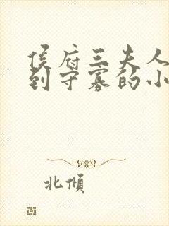 侯府三夫人重生到守寡的小说封面