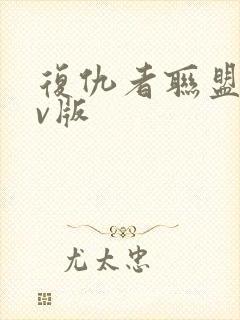 复仇者联盟a v版封面