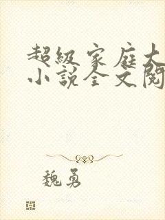 超级家庭大杂烩小说全文阅读封面