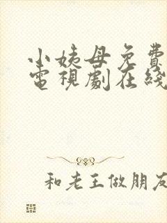 小姨母免费完整电视剧在线观看国语