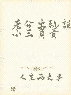 老公出轨说要对小三负责