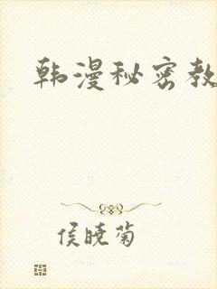 韩漫秘密教学漫