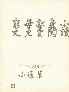 穷母献身小说全文免费阅读最新章节