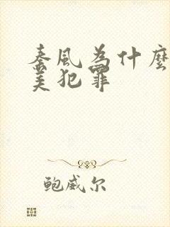 秦风为什么要完美犯罪