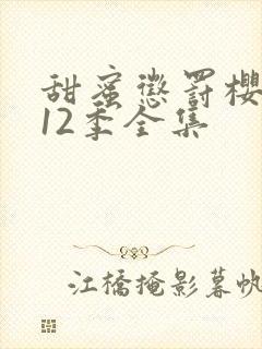 甜蜜惩罚樱花第12季全集