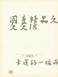 国产精品久久久久久18