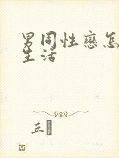 男同性恋怎样性生活