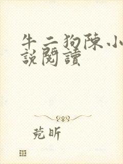 牛二狗陈小燕小说阅读