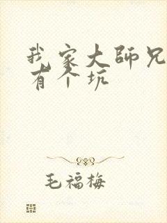 我家大师兄脑子有个坑封面