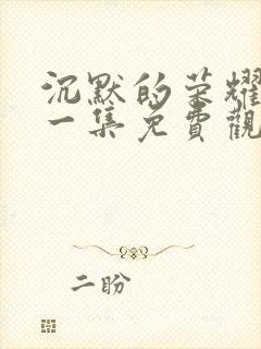 沉默的荣耀第十一集免费观看