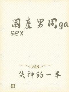 国产男同gaysex