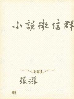 小说微信群封面