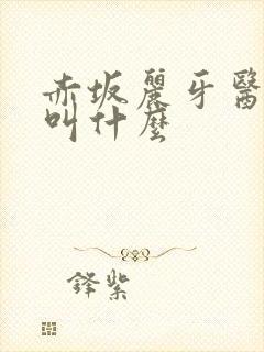 赤坂丽牙医电影叫什么