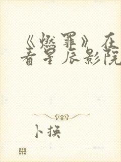 《燃罪》在线观看星辰影院免费