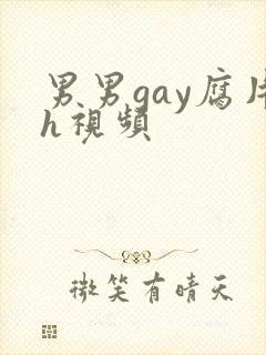 男男gay腐片h视频