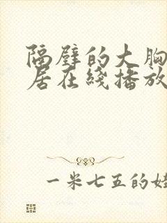 隔壁的大胸女邻居在线播放